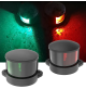 Navigation light -Plastic Material - Complete Set - Green Starboard Light Red Port Light - WK-NL11 - AZLED